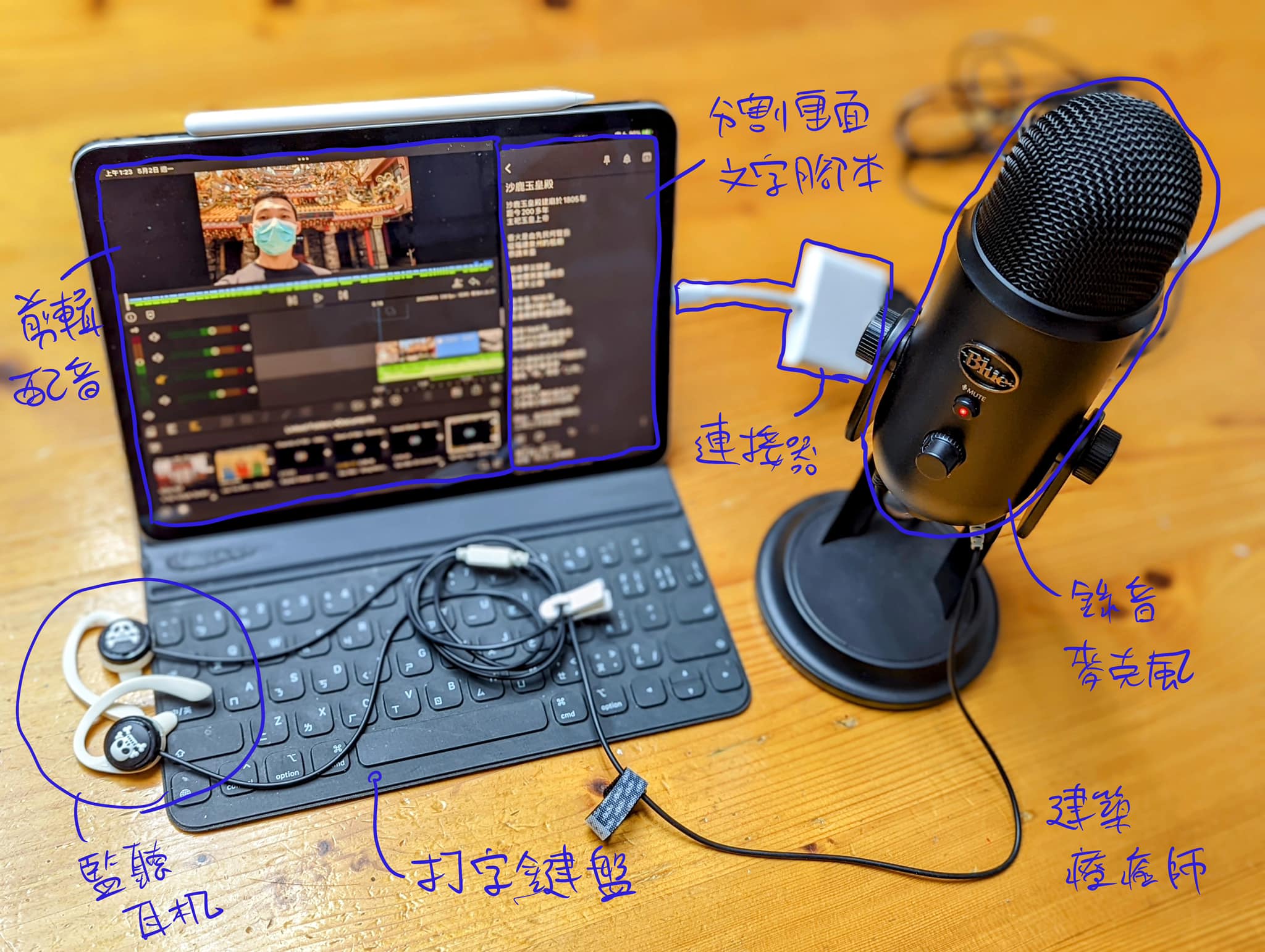 IPad錄音剪輯Podcast與Youtube | 行動錄音室
